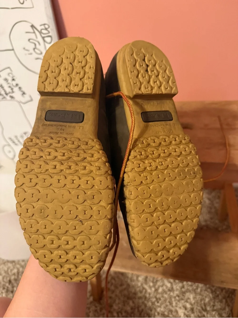 L.L. Bean Women's Brown Leather Bean Boots size 9
